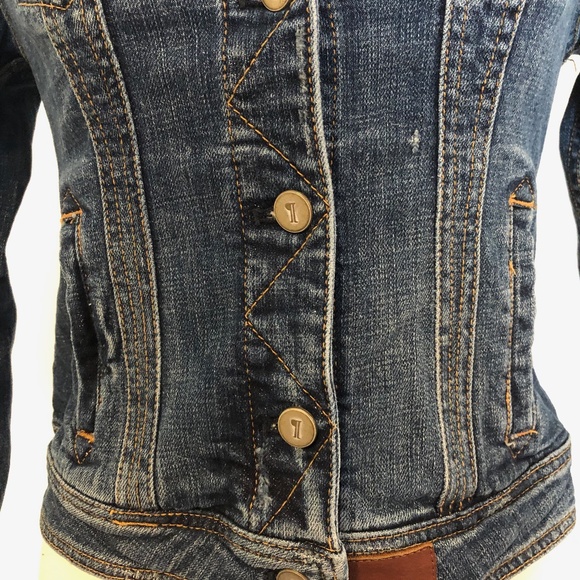 Like-New Classic Pilcro/Anthropologie Jean Jacket - Picture 9 of 13